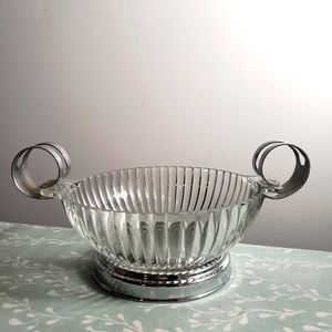 Vintage/Antique bowl with removable carrier (holder).